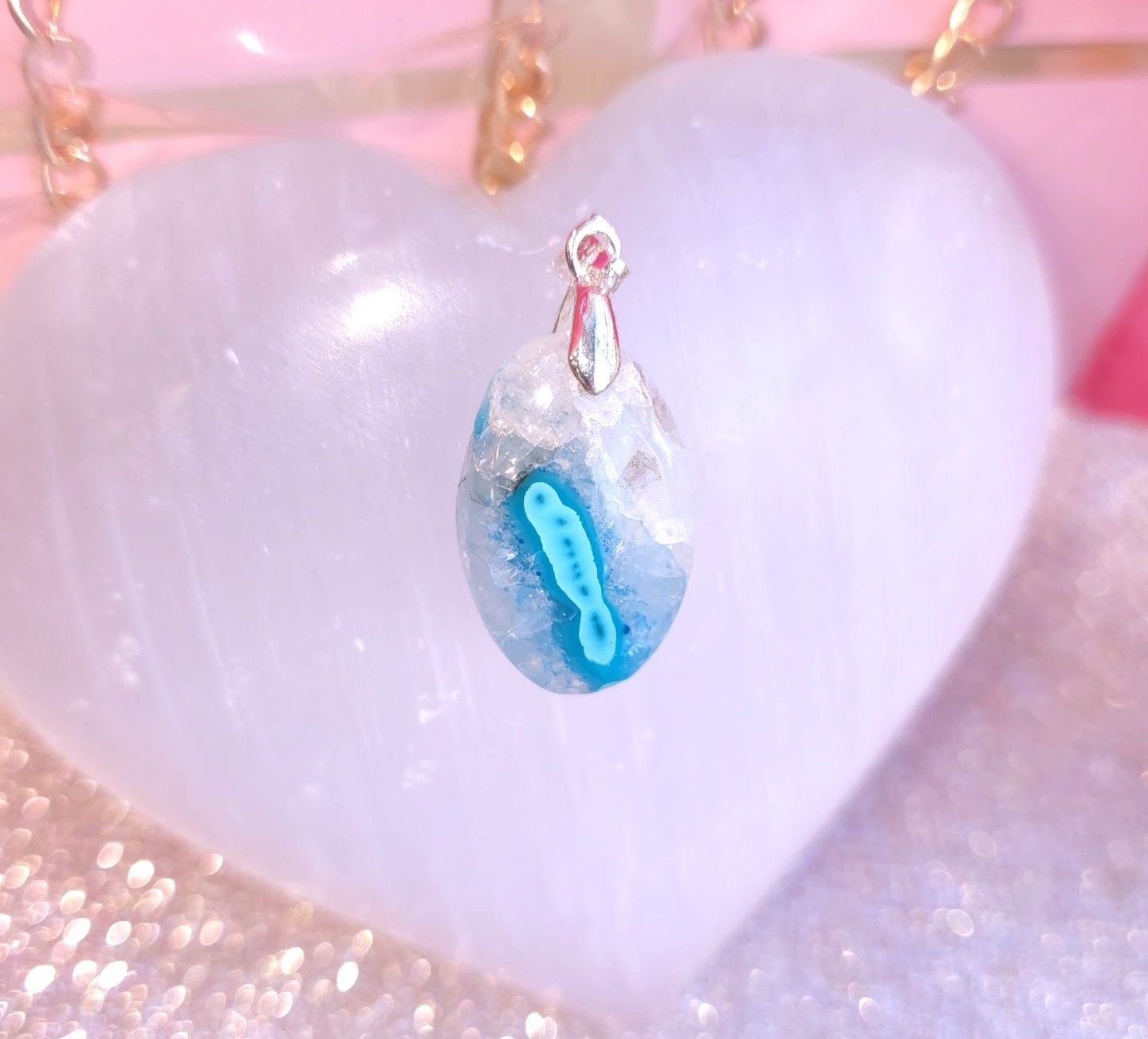 Cristal inclusion Shattuckite