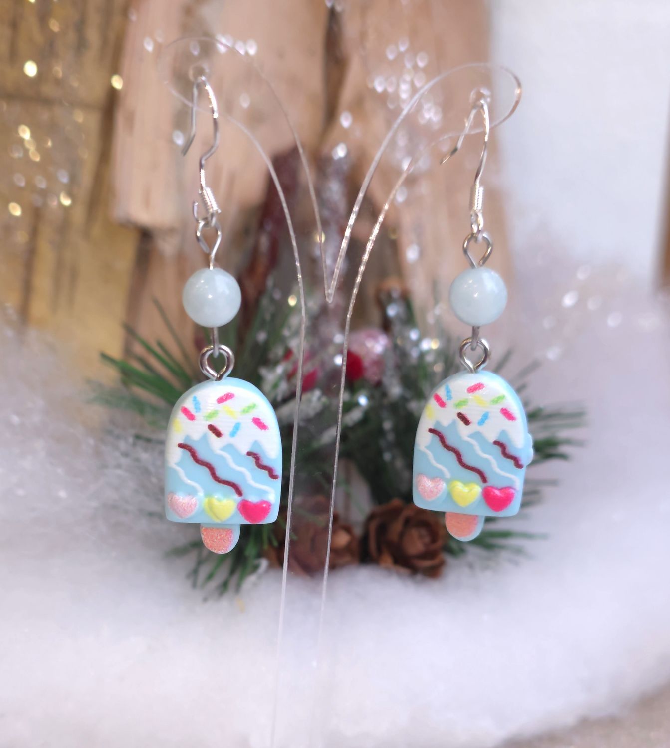 Boucle Glace - Aigue Marine