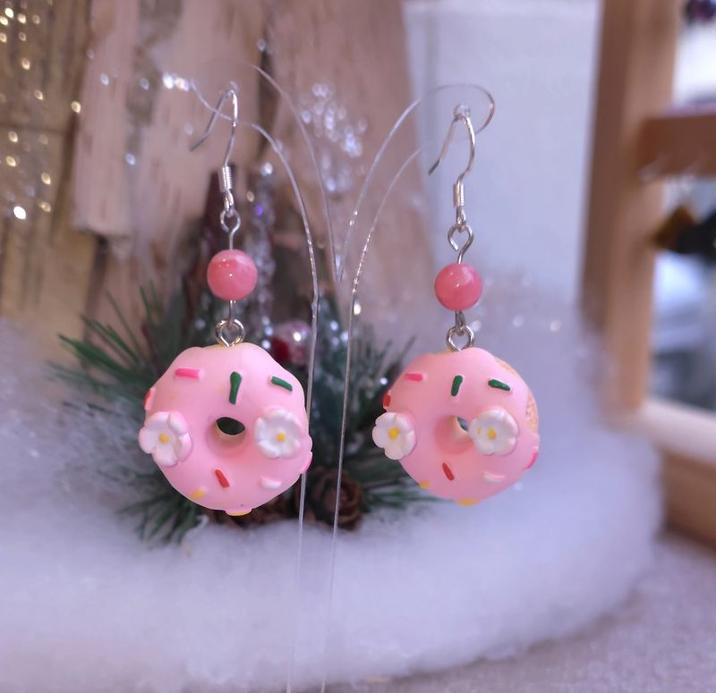 Boucle Rhodochrosite donuts