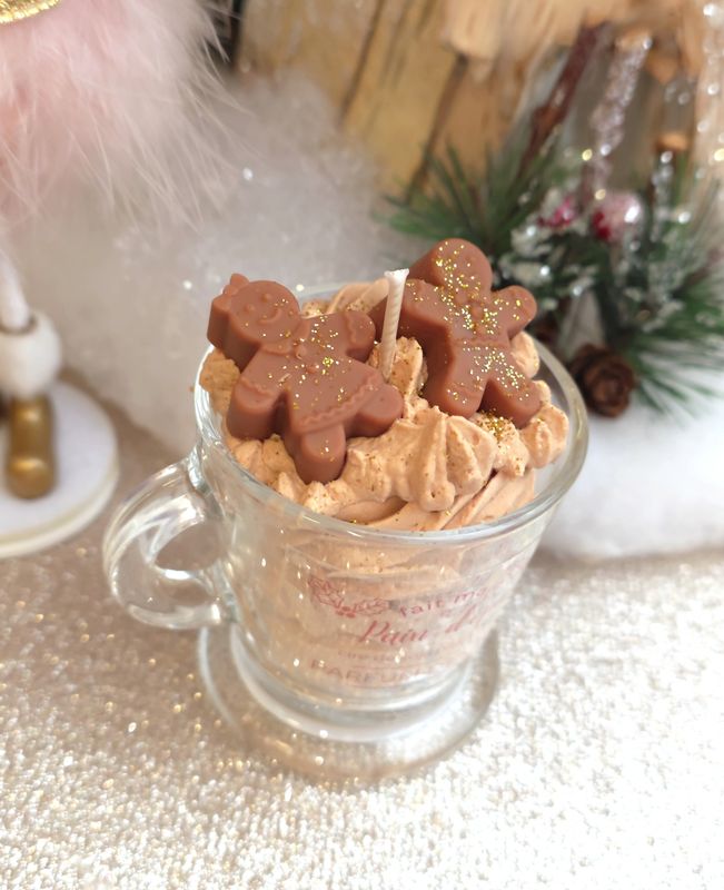 Bougie Noël  xs- Pain D&#39;épice 🍰