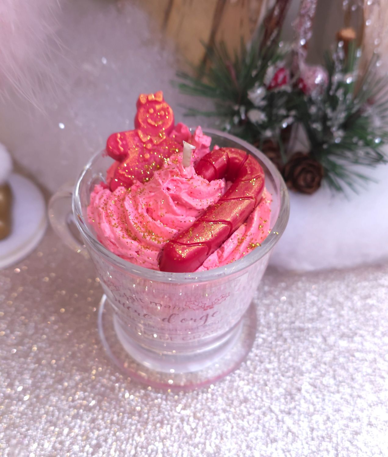 Bougie Noël xs- Sucre D&#39;orge 🍬