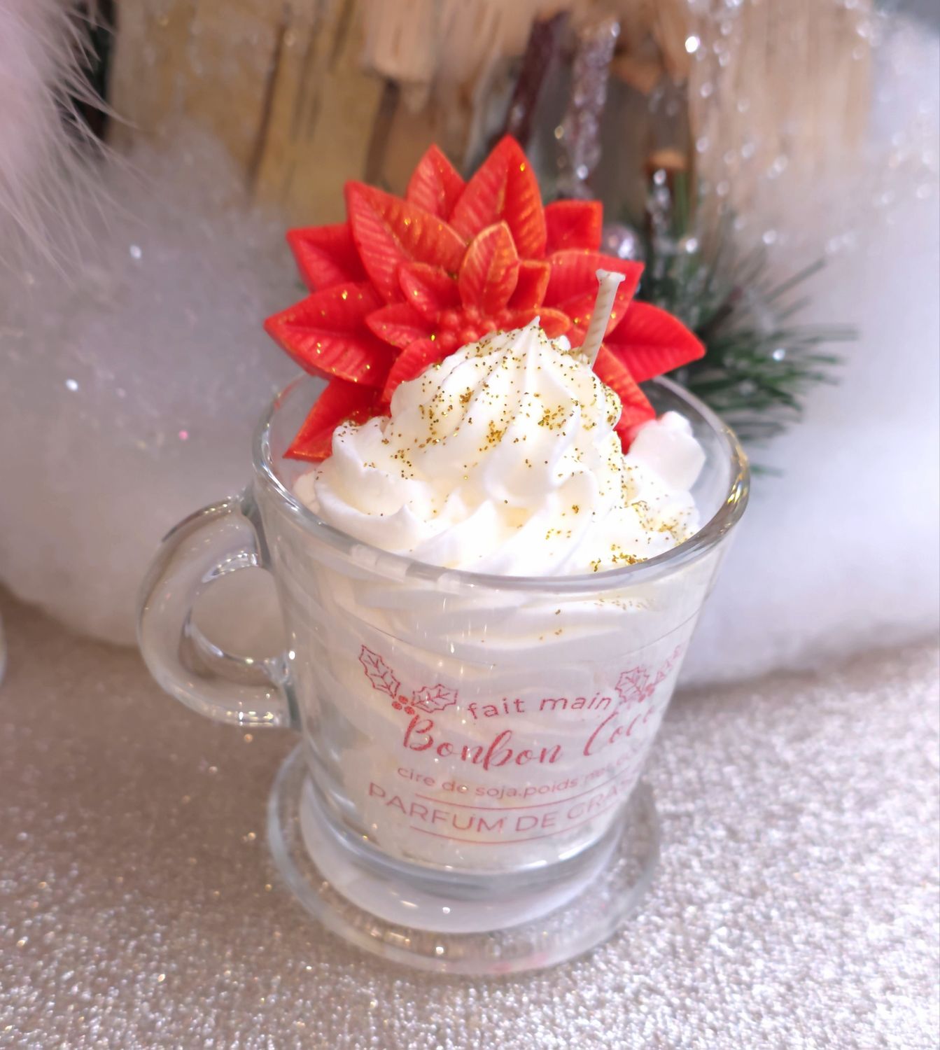 Bougie Noël  xs- Bonbon coco