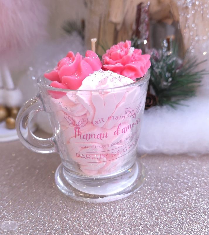 Bougie Noël  xs- Maman d&#39;amour