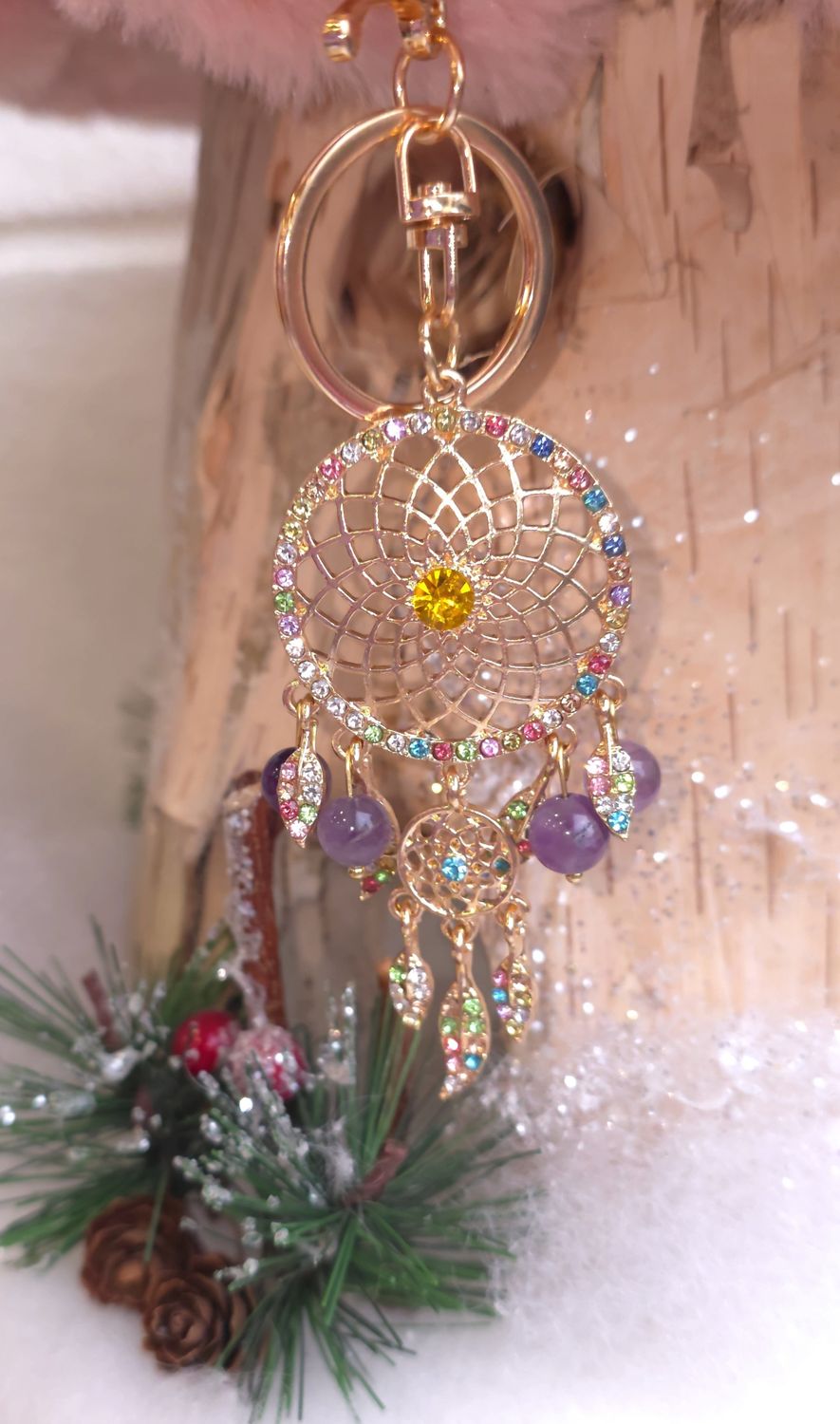 Bijoux de Sac/Porte Clés - Amethyste 