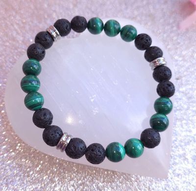 Bracelet Homme - Anti Douleur/Enracinement/Influences nocives 