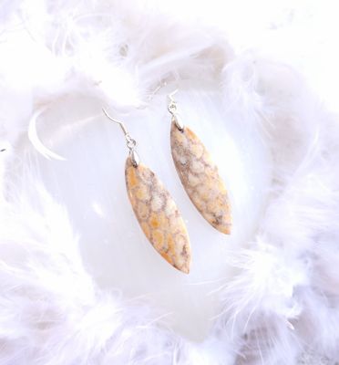 Boucle Corail Fossile n°2