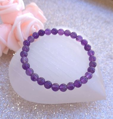Bracelet Amethyste ø6