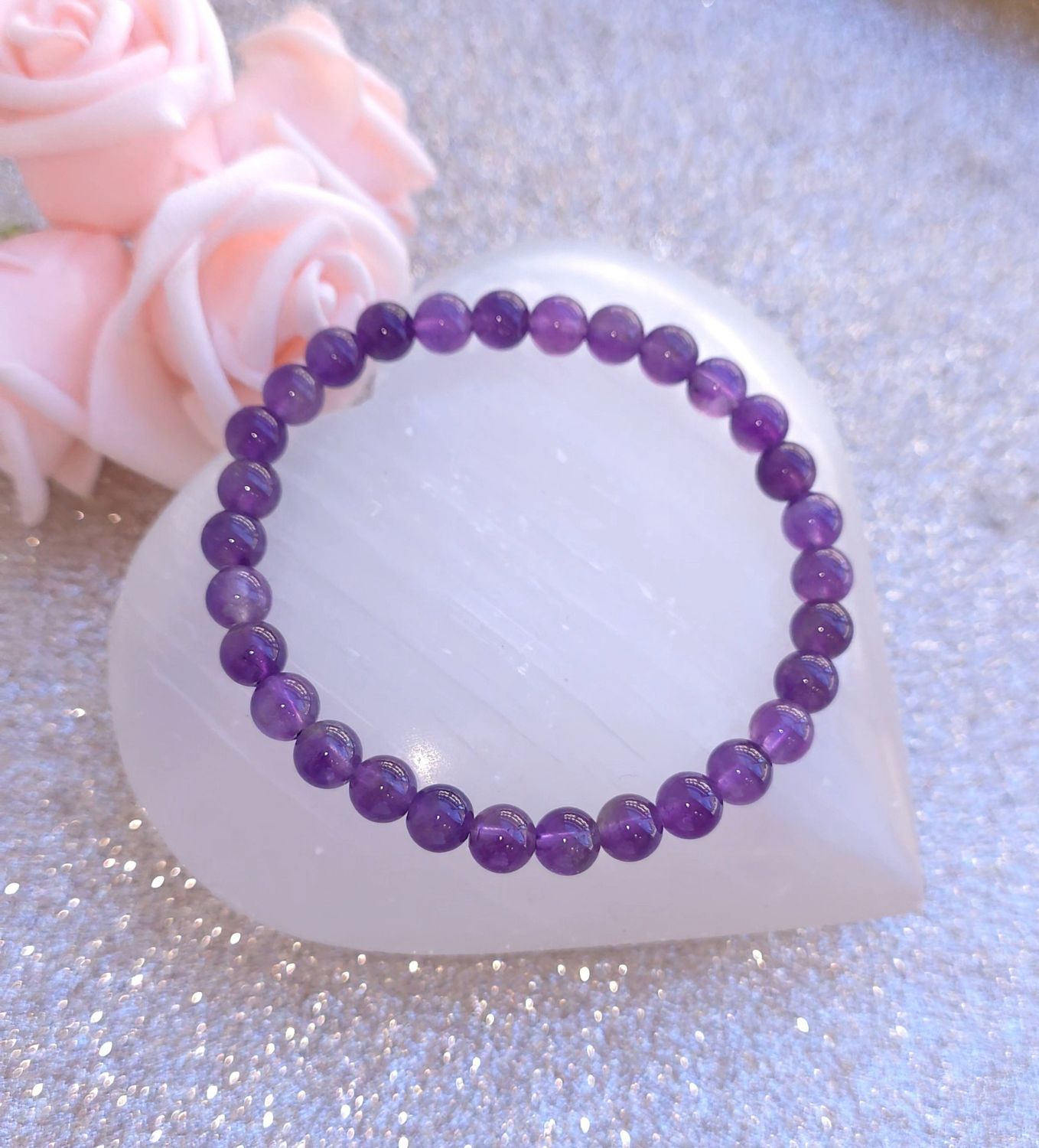 Bracelet Amethyste ø6