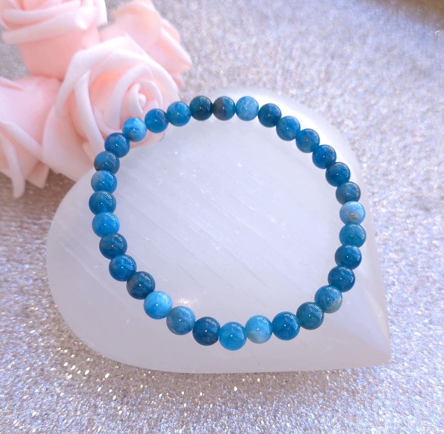 Bracelet Apatite ø6