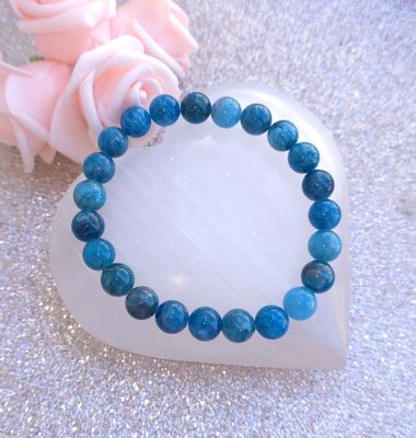 Bracelet Apatite ø8