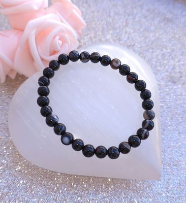 Bracelet Agate Oeil ø6