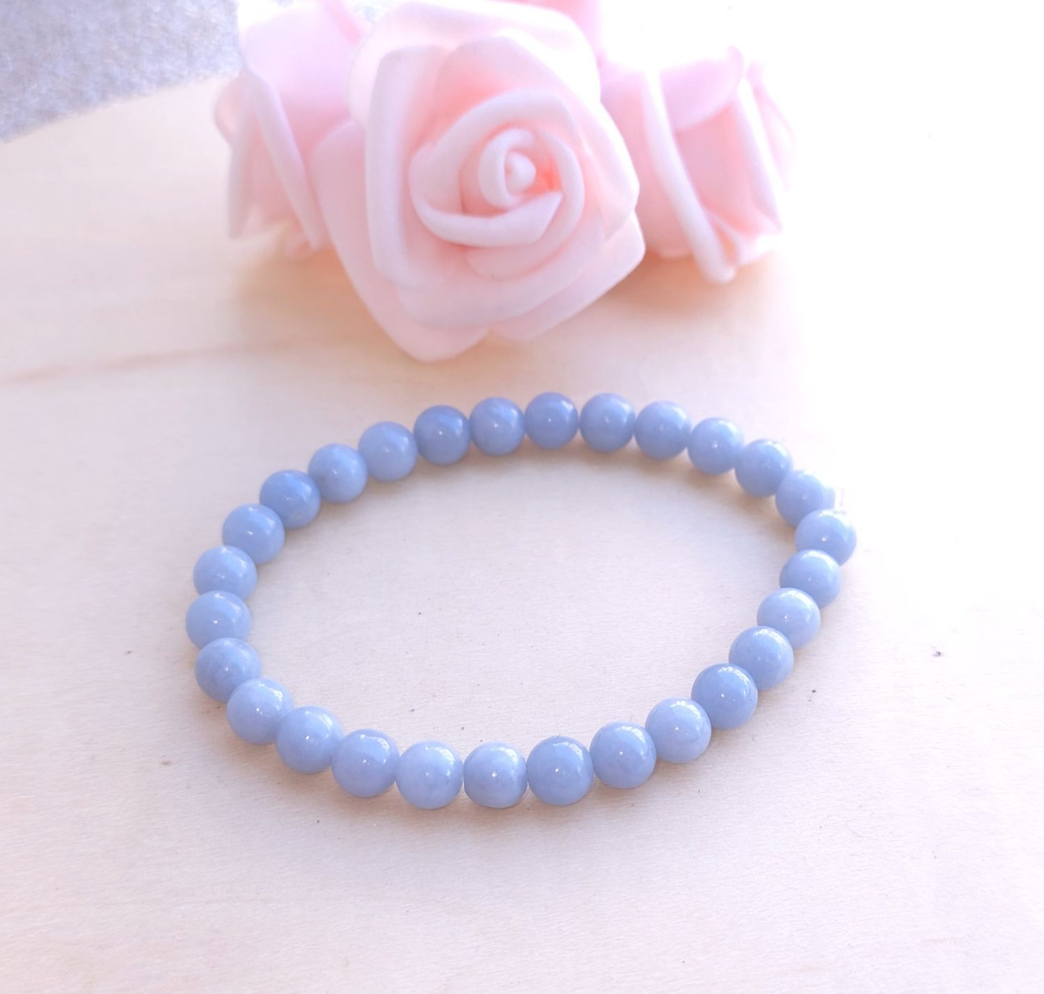 Bracelet Angelite ø6