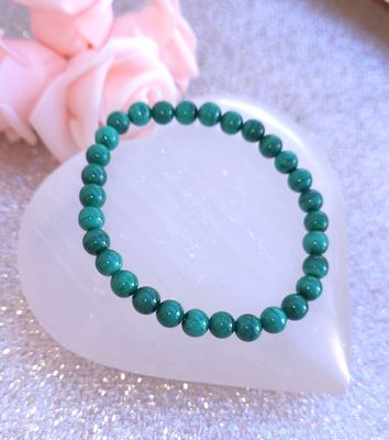 Bracelet Malachite ø6