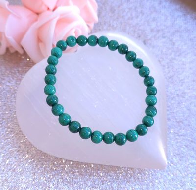Bracelet Malachite ø6