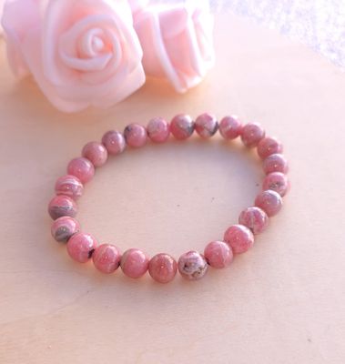 Bracelet Rhodochrosite ø8