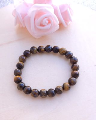 Bracelet Oeil du Tigre ø8