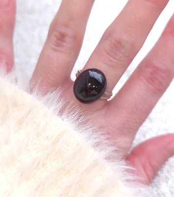 Bague Grenat Étoilé (Rare)