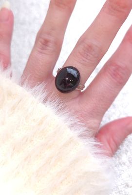 Bague Grenat Étoilé (Rare)