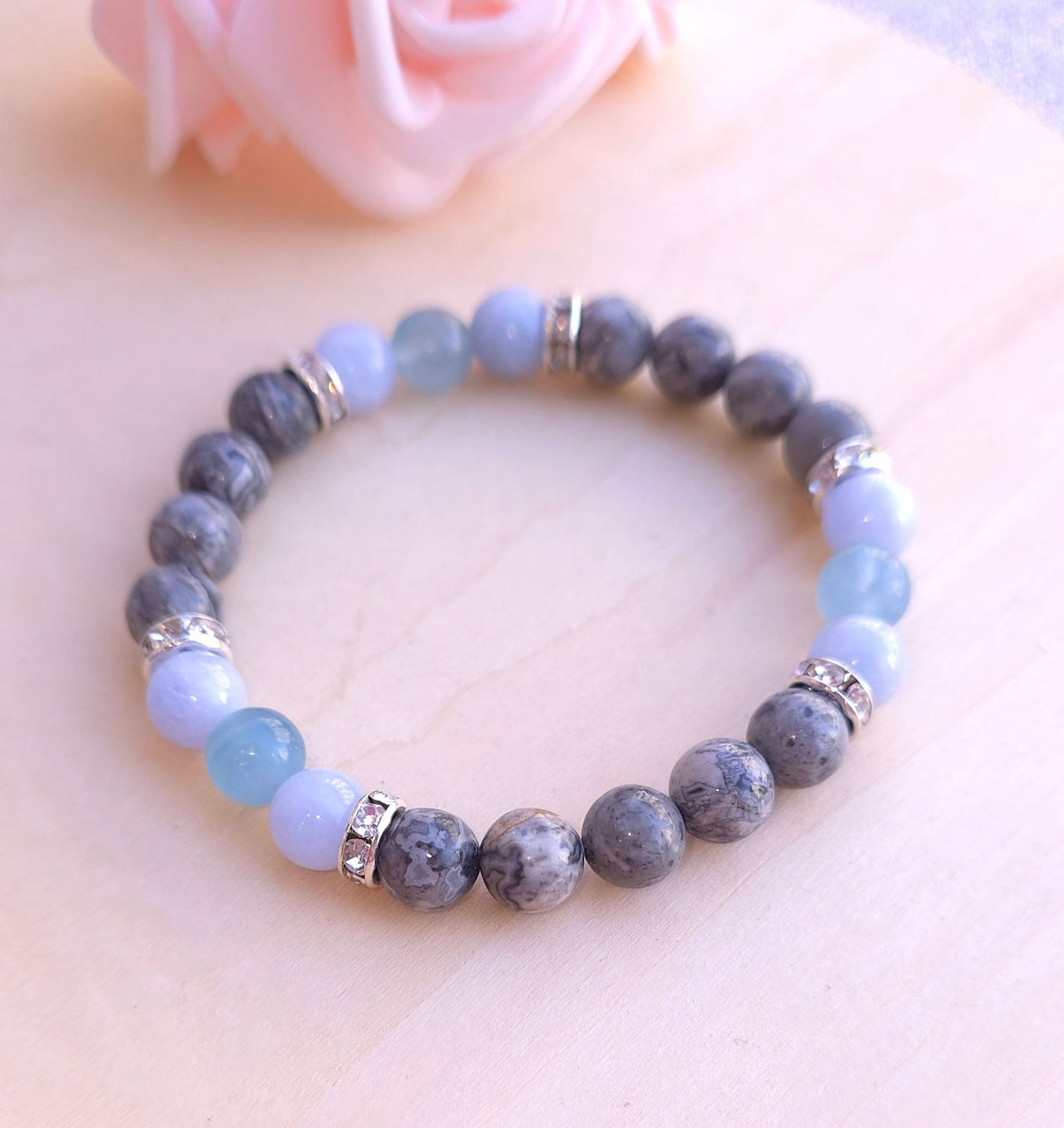 Bracelet Anti-stress et Sommeil Paisible ø8