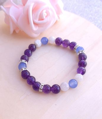 bracelet Ménopause , pré-menopause diam ø8 (magnétisé )