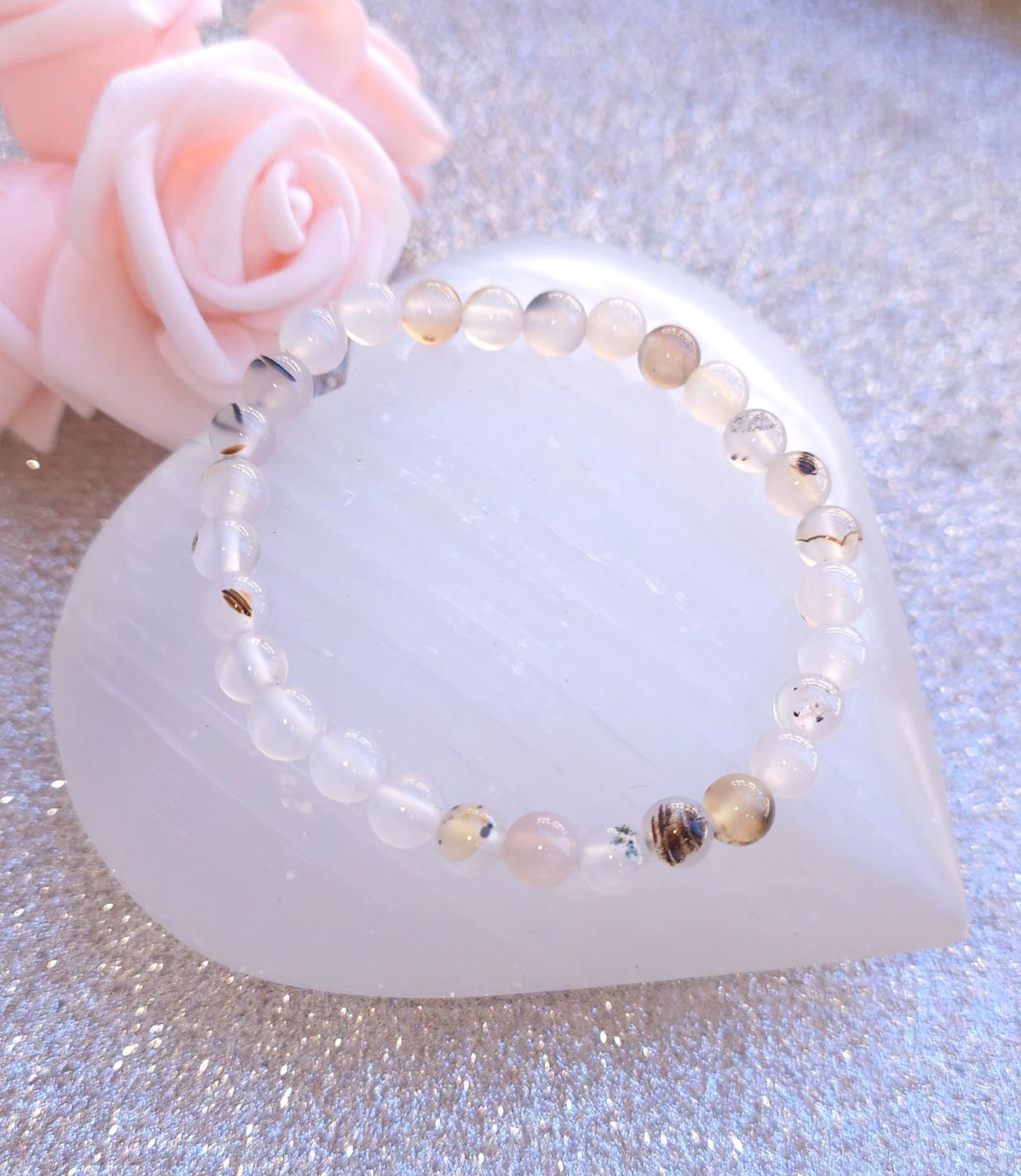 Bracelet Agate Montana ø6