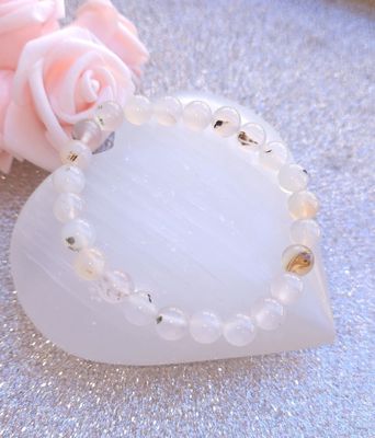 Bracelet Agate Montana ø8