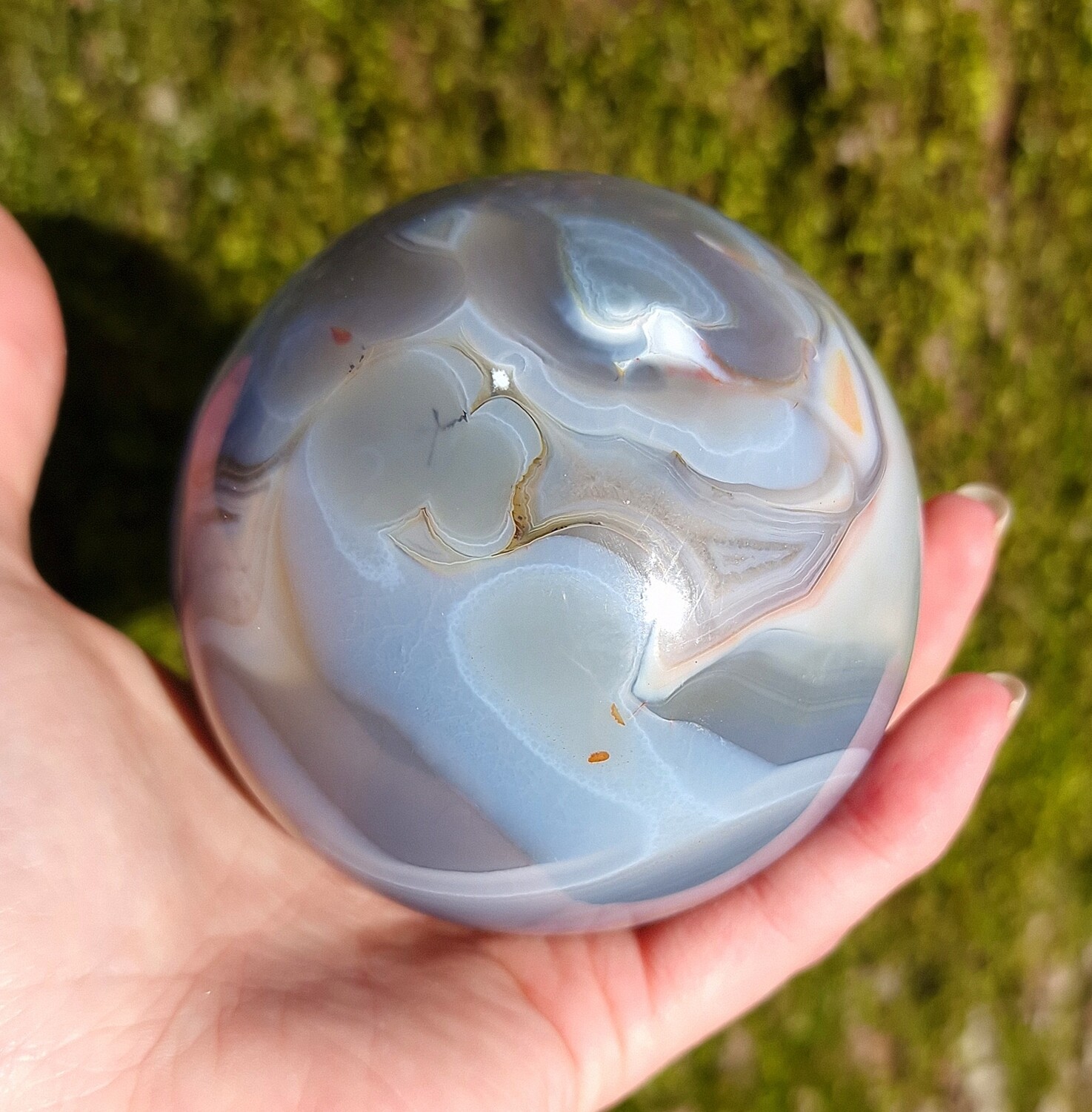 217.Sphère Agate du Botswana