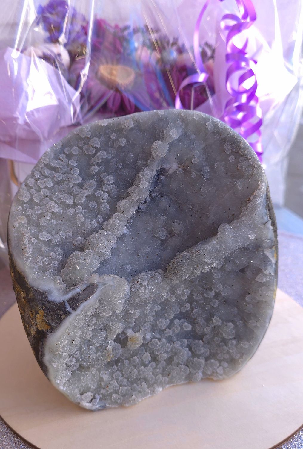 Geode Amethyste Cristallisée D'Uruguay AA+