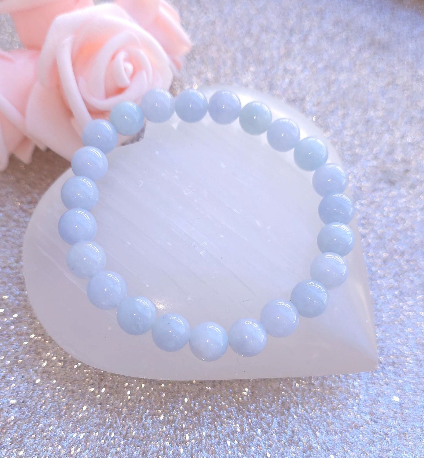 Bracelet Aigue Marine ø8