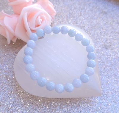 Bracelet Aigue Marine ø8