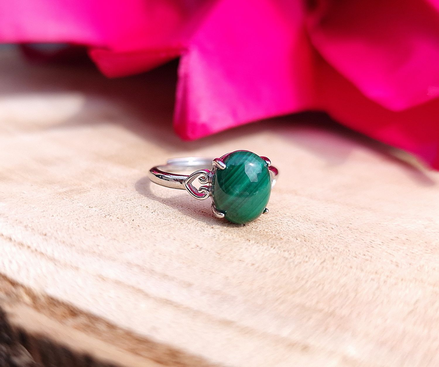 234.Bague Malachite n°2