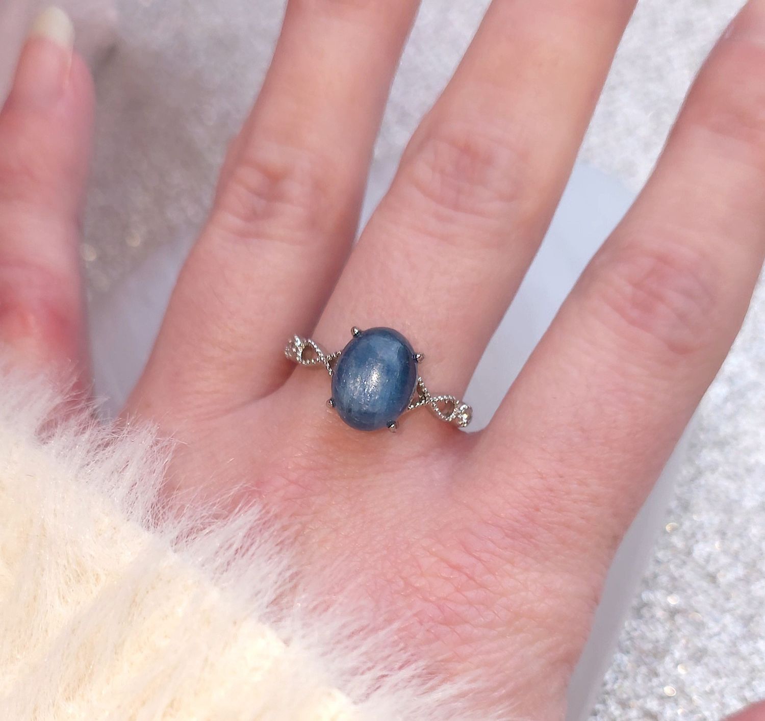 Bague Cyanite Claire n°1