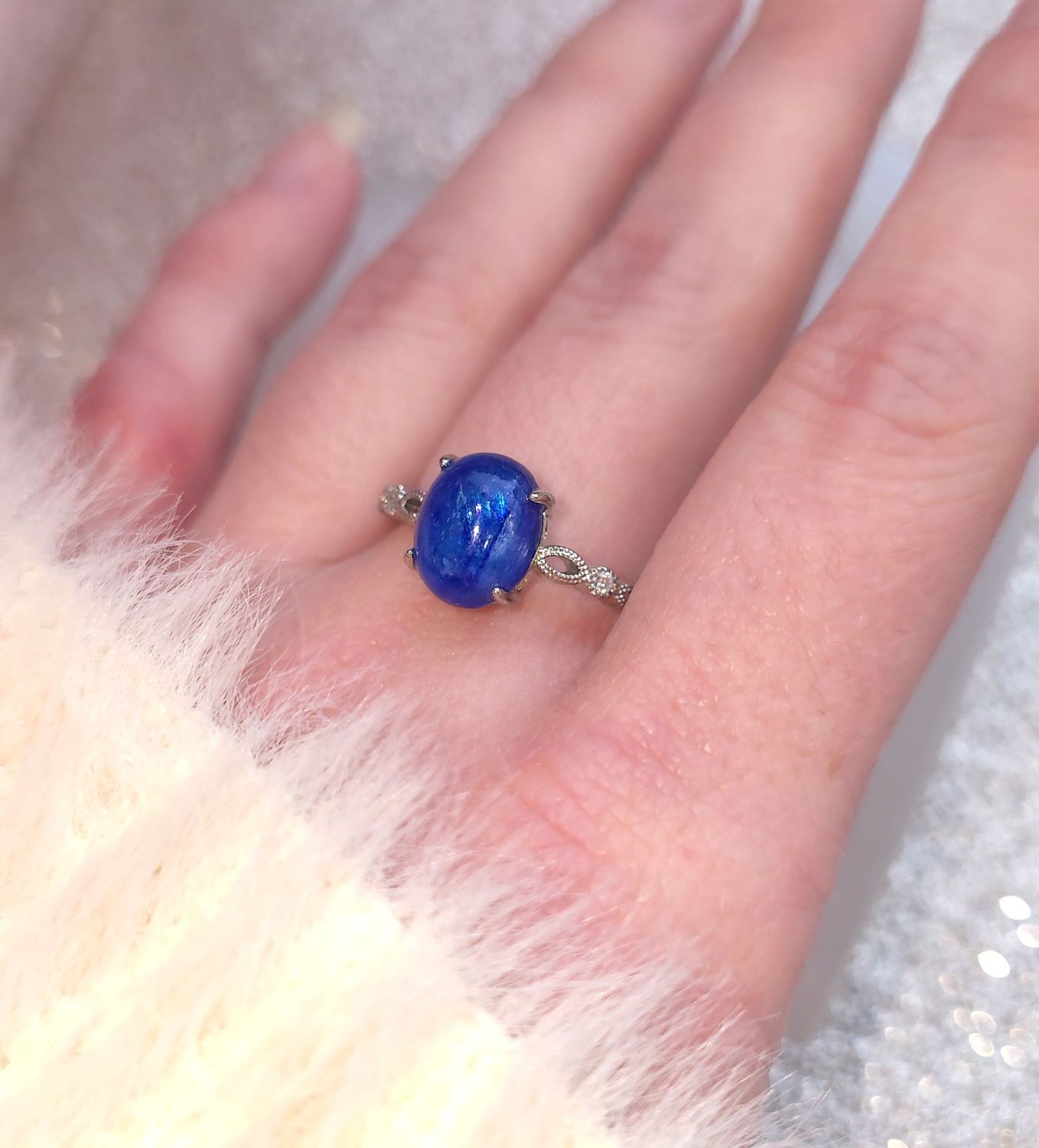 Bague Cyanite Intense n°2