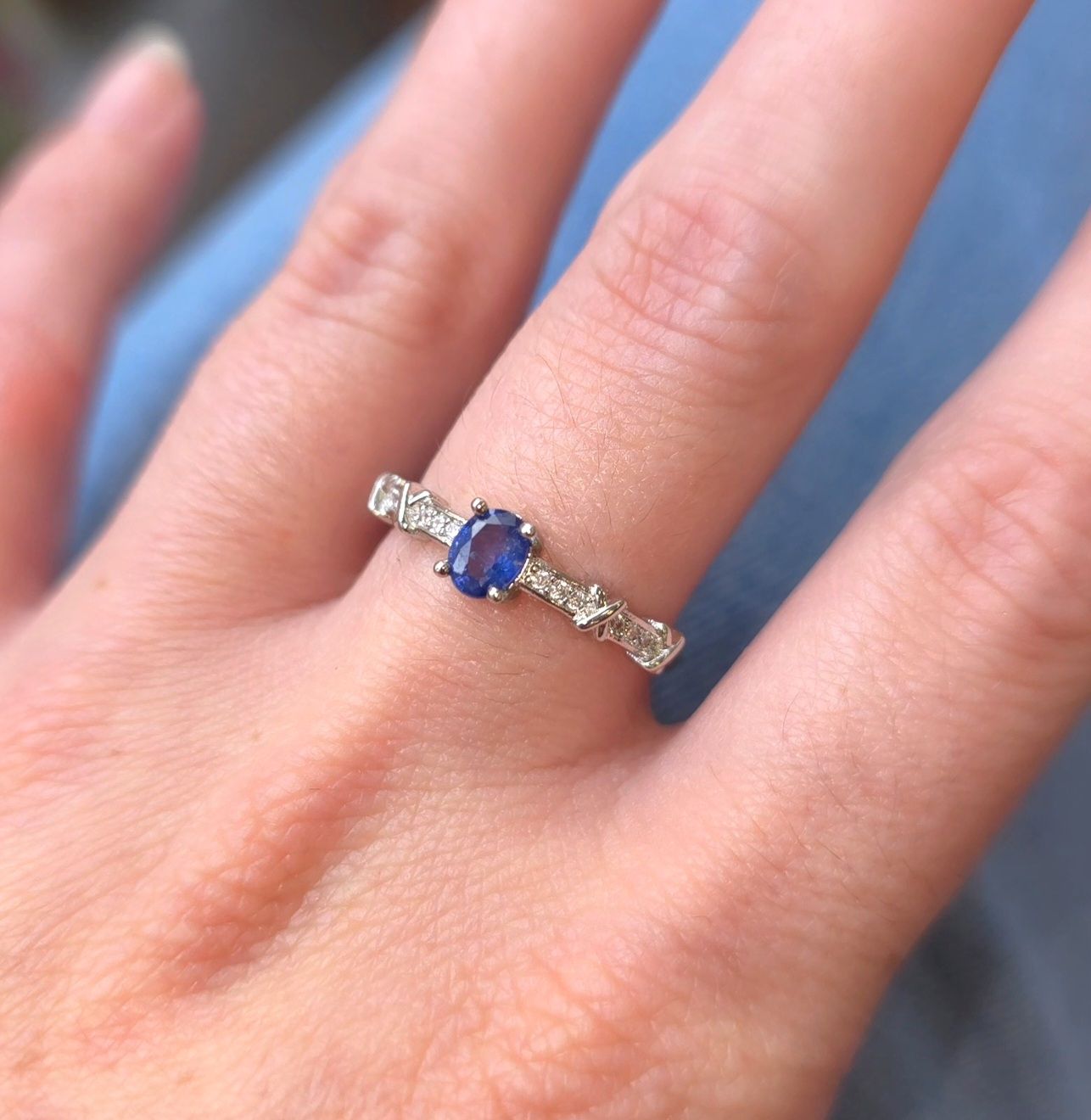 96.Bague Saphir n°3