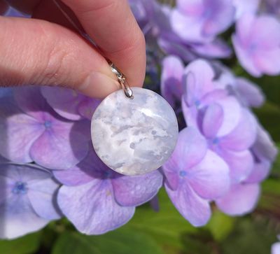 Agate Plume Blanche n°4