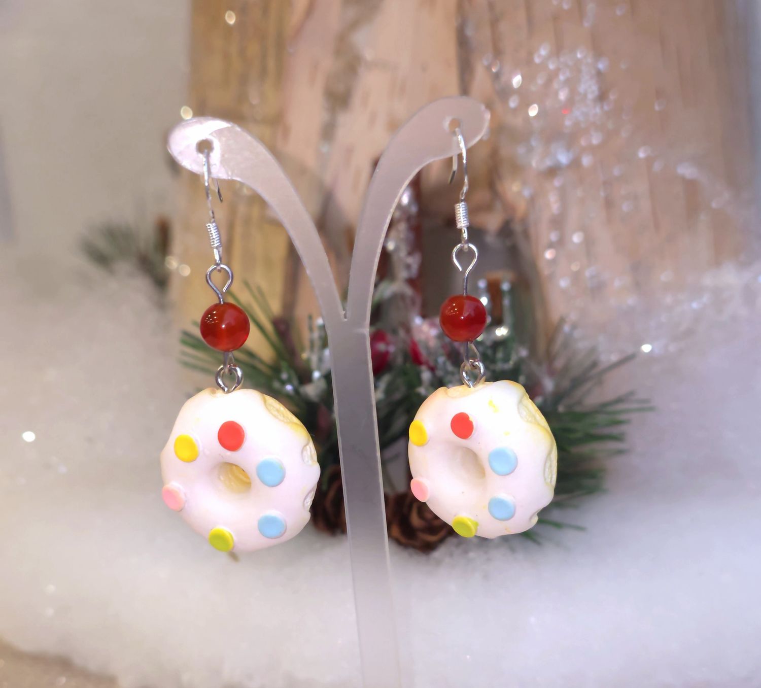113.Boucle Cornaline donuts