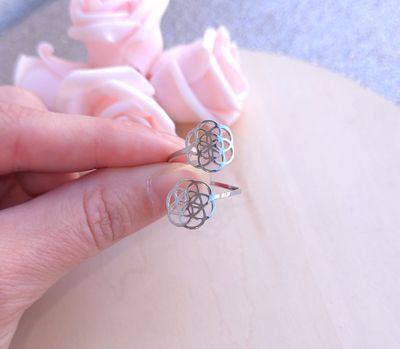 Bague fleur de vie - Argenté 