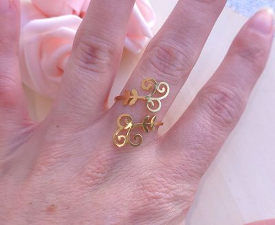 Bague Arabesque - Doré 