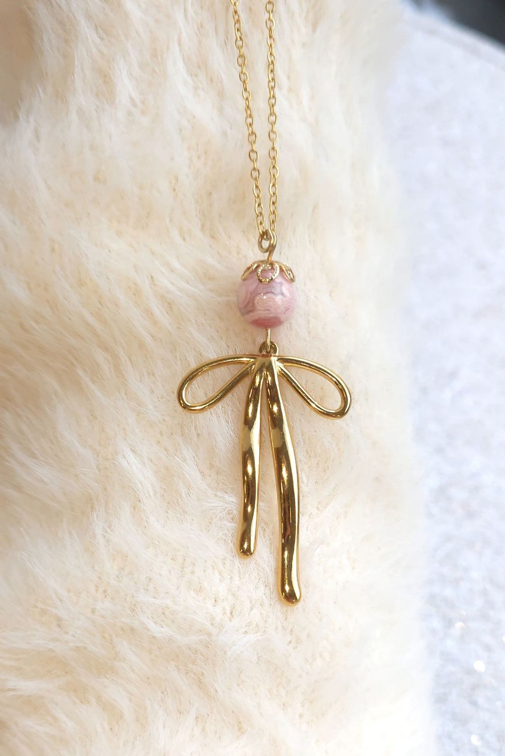 Collier Rhodochrosite