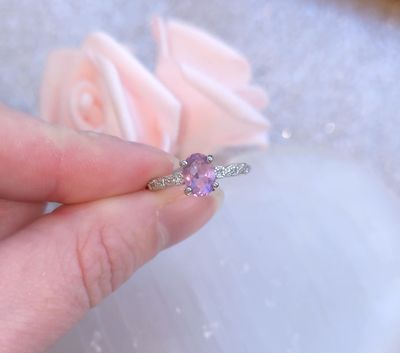 Bague Fluorite Rose n°3