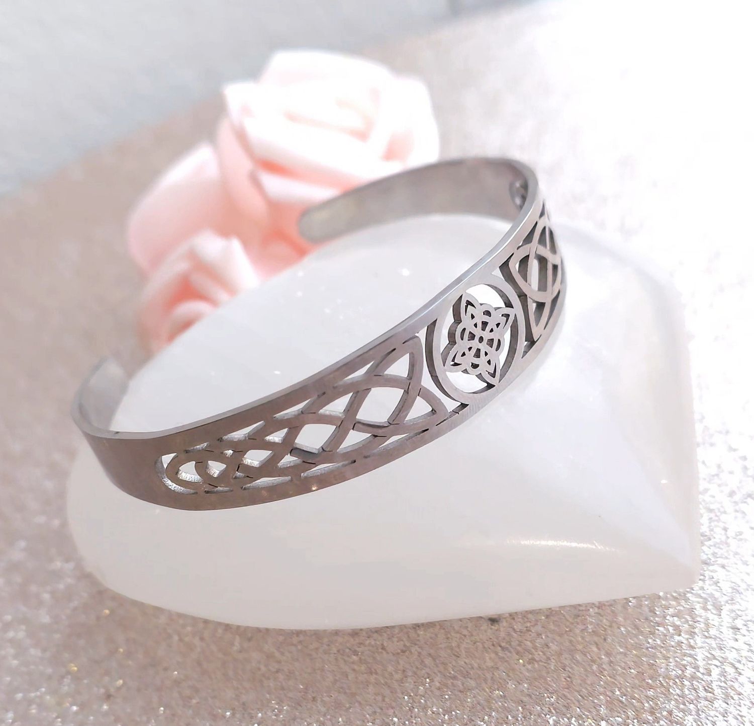 Jonc Noeud de Sorcière • Acier inoxydable doré 