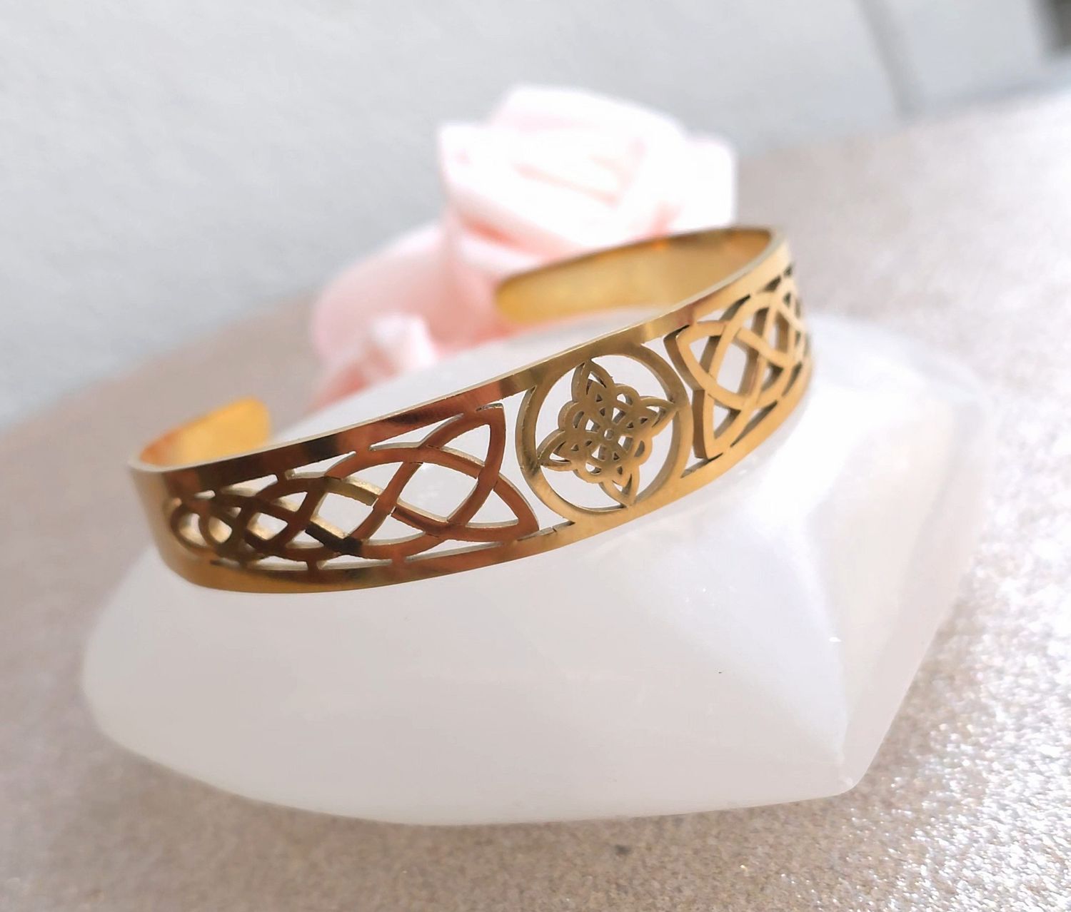 Jonc Noeud de Sorcière • Acier inoxydable Argenté 