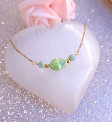 Collection Sacré Coeur - Calcédoine Verte