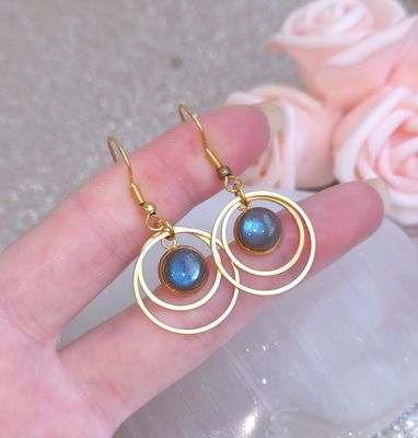 Boucle labradorite n°2