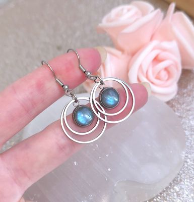 Boucle labradorite n°3