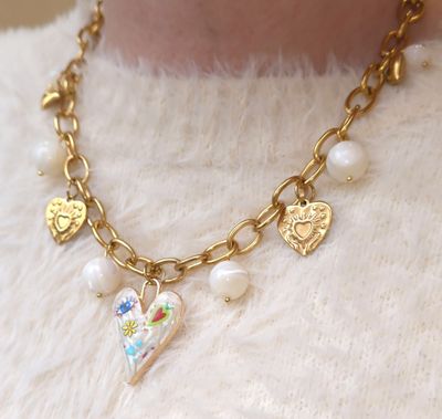 Collier Breloque Nacre