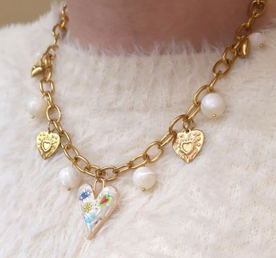 Collier Breloque Nacre