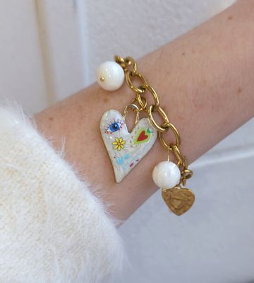 Bracelet Breloque Nacre