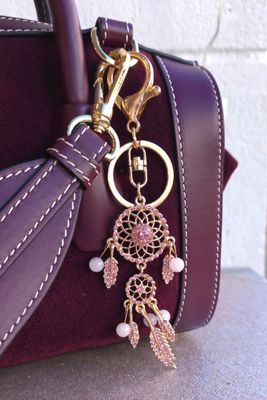 Bijoux de Sac/Porte Clés - Quartz rose