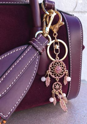 Bijoux de Sac/Porte Clés - Quartz rose